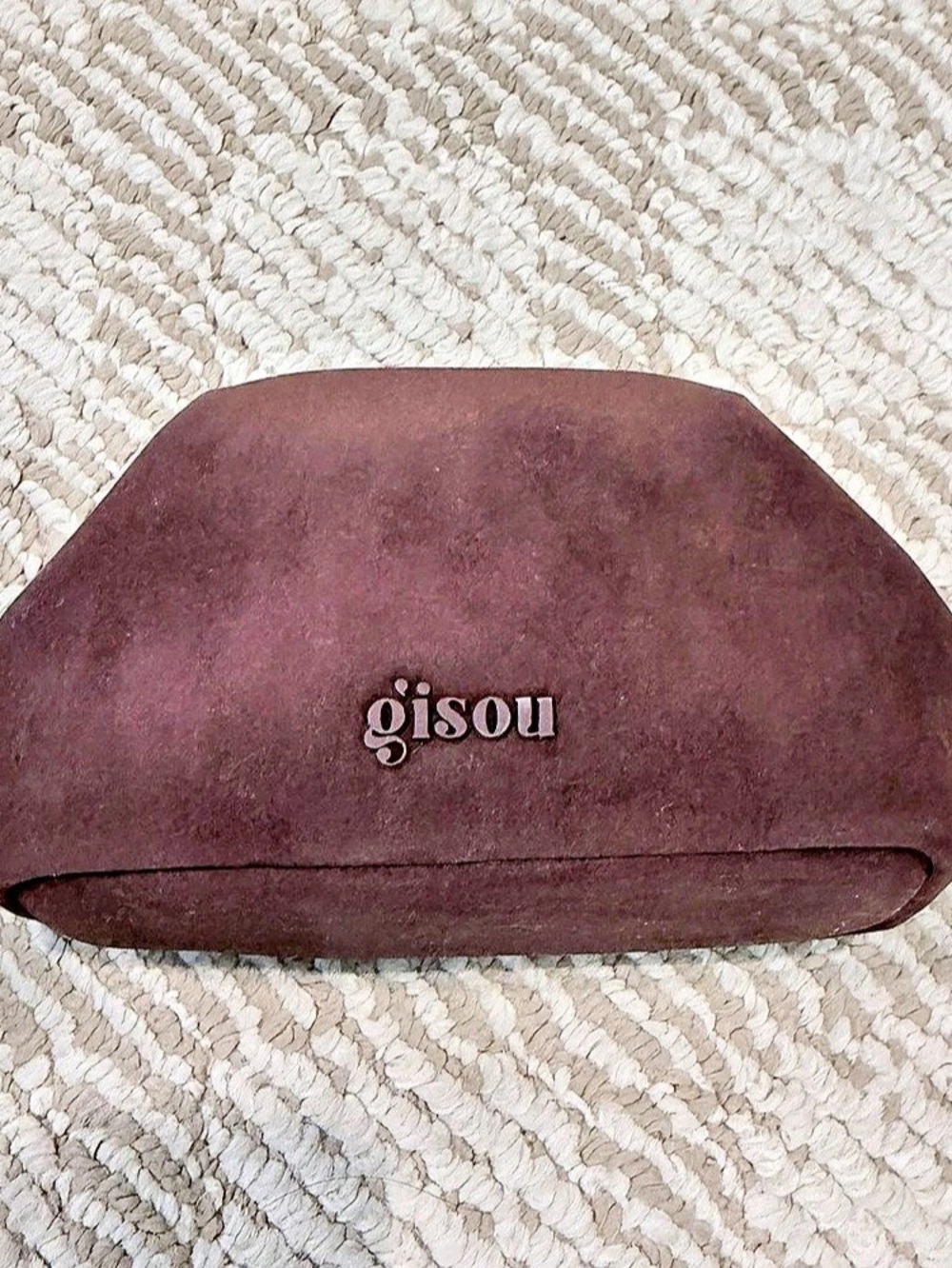 gisou Limited Edition brown suede Pouch